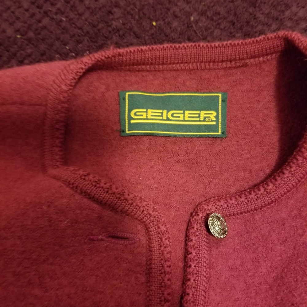 Geiger wool sweater from the 80's